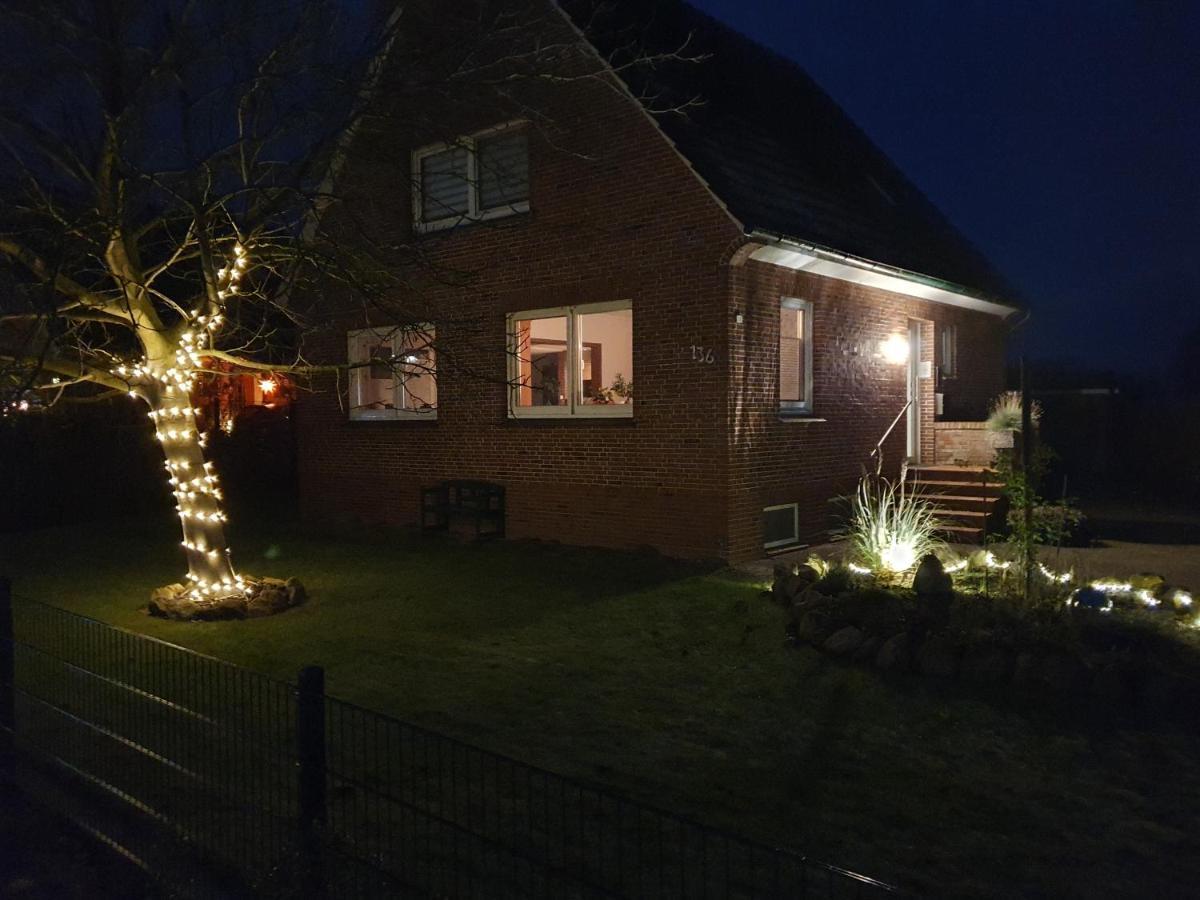 Ruhige Gästesuite mit Frühstück Rhauderfehn Exterior foto